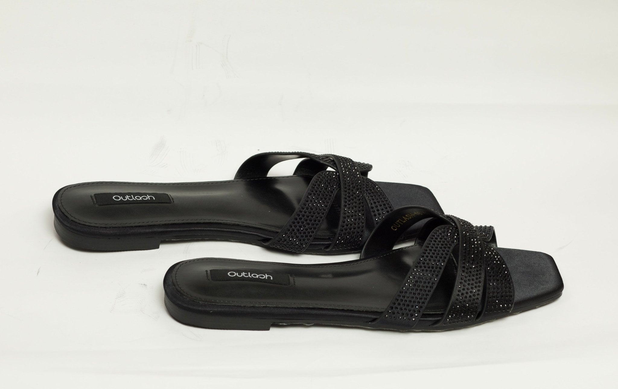 Glint Slides in BLACK - Outlash brand