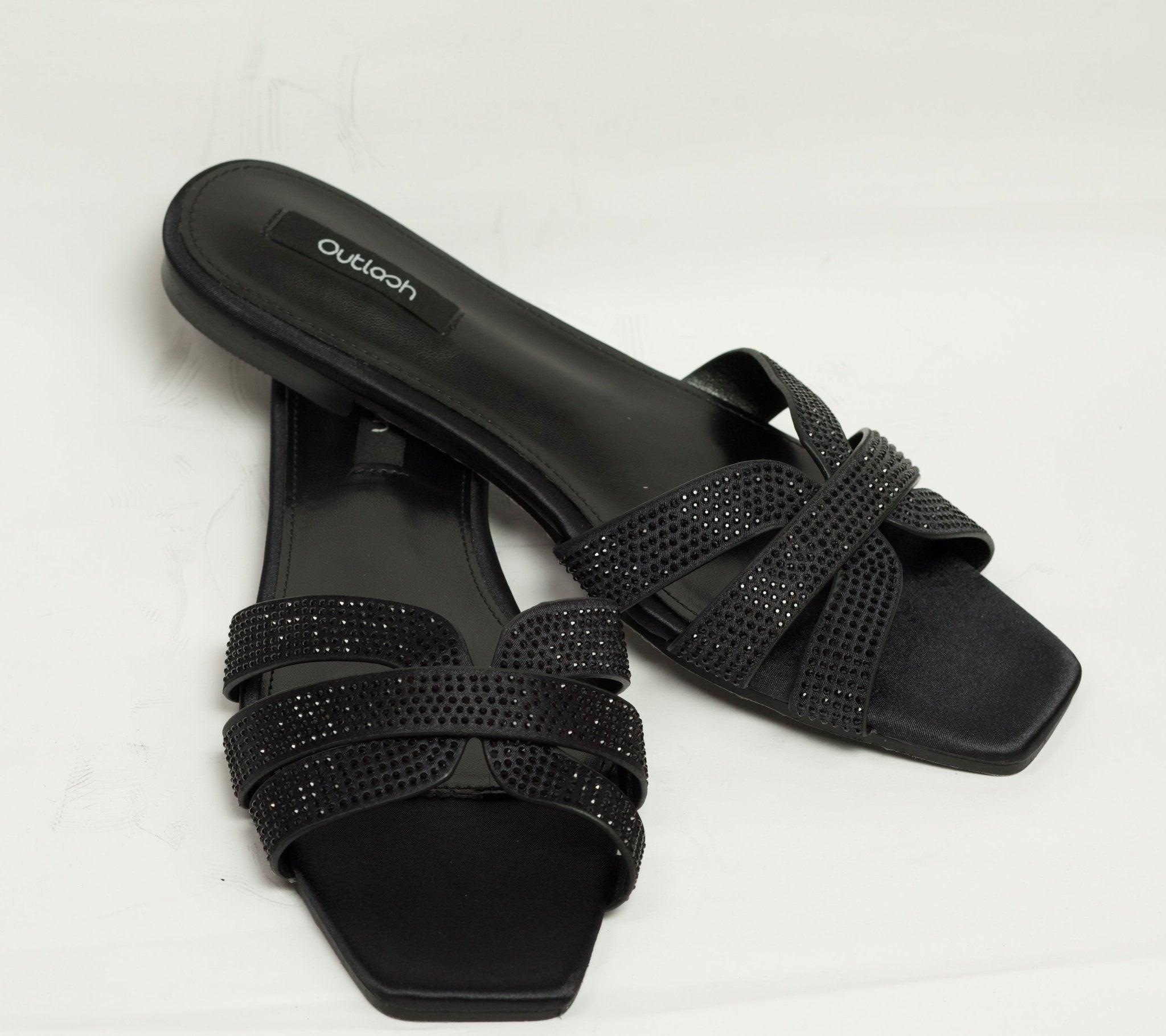 Glint Slides in BLACK - Outlash brand