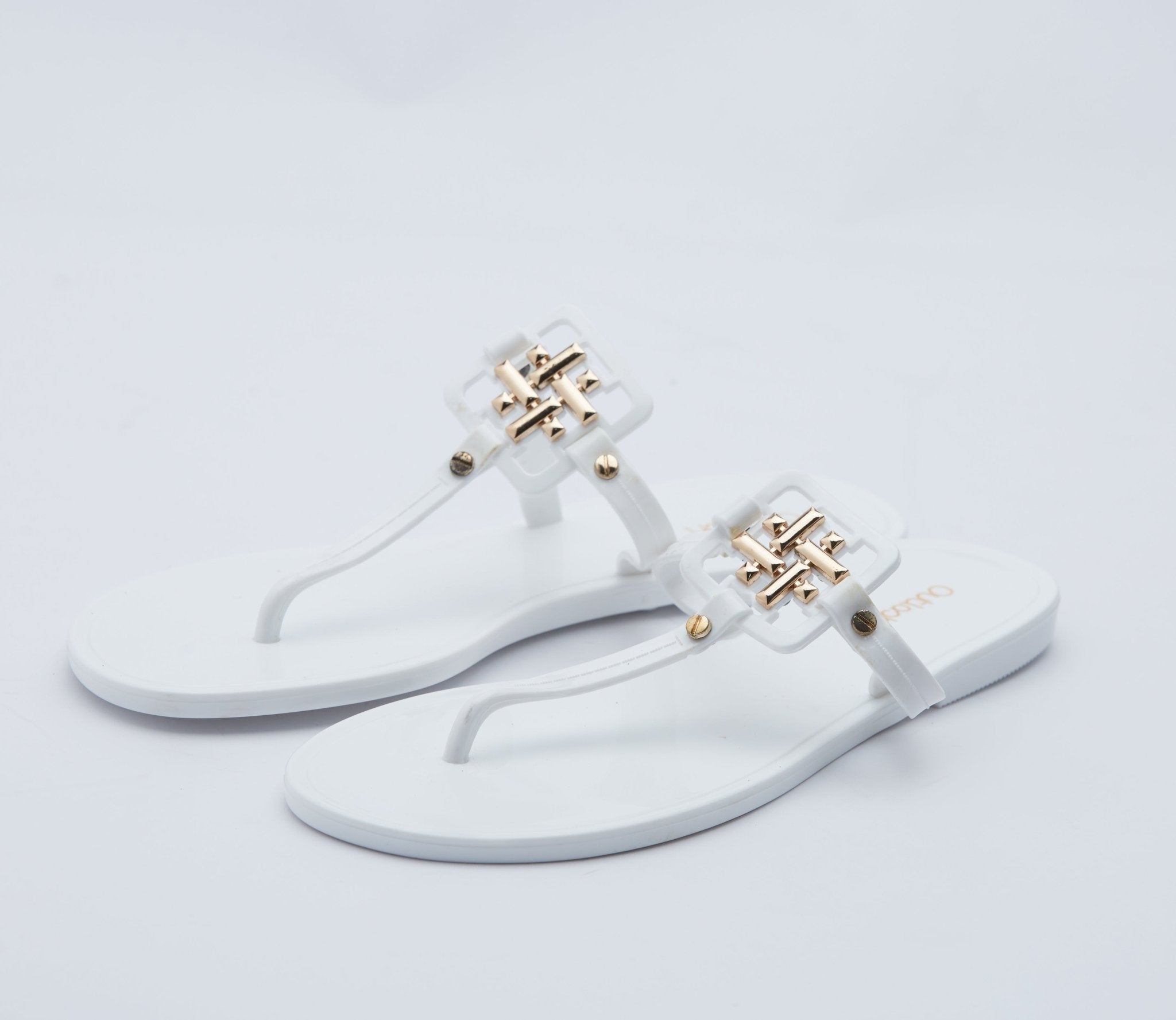Outslay Jelly Slides in Ivory - Outlash brand